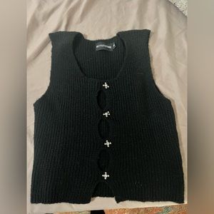 Crop top with cutouts